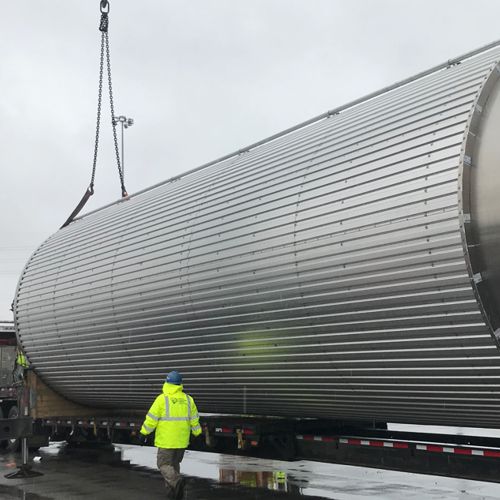 2 Oversize Silos | Ambercor Shipping