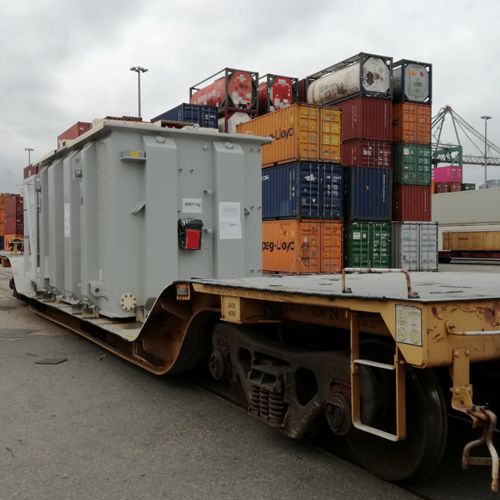 2 x Reactor Units Transportation by Rail | Ambercor Shipping