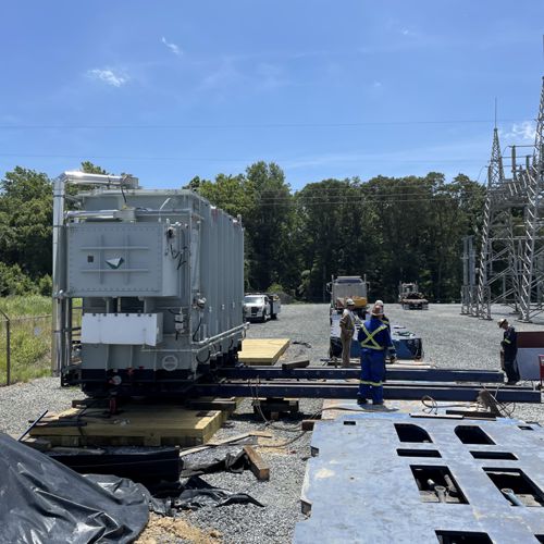 2 x 143,000 lbs Transformer main bodies to Wye Mills, Maryland, USA Wye Mills, Maryland, USA