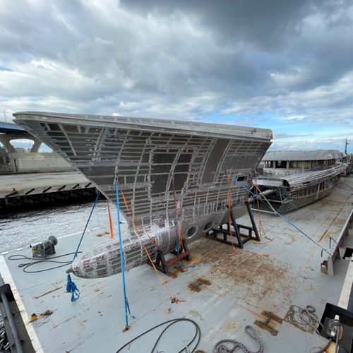 Aluminum Yacht Sections | Ambercor Shipping